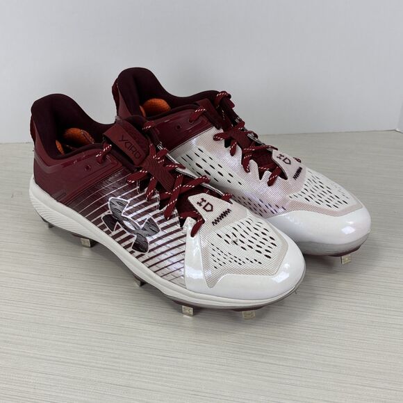 Under Armour Yard Low MT 3025592-601 Men's Size 10 Baseball Cleats Metal Spikes - Picture 1 of 8